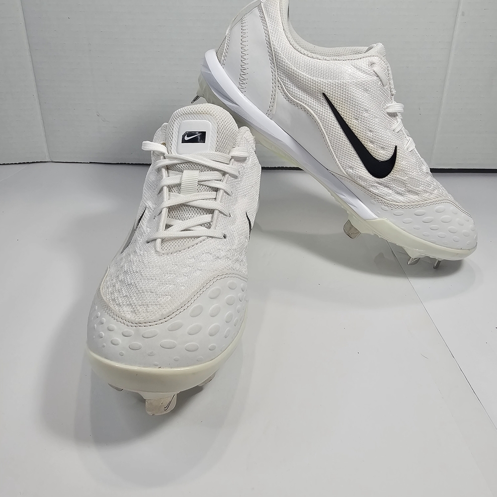 Nike Lunar Hyperdiamond 2 Pro Womens Softball Cleats Size 7.5 White Excellent Co